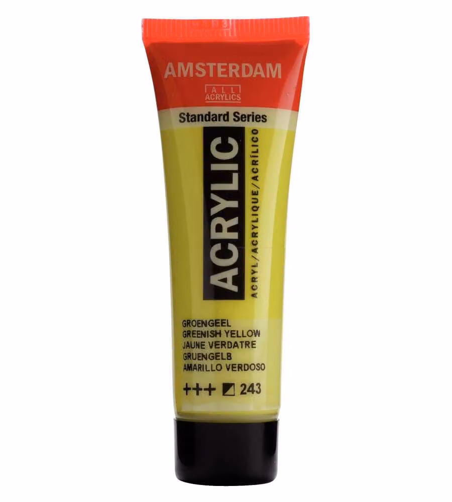 Colore acrilico Amsterdam 20 ML Giallo verdastro
