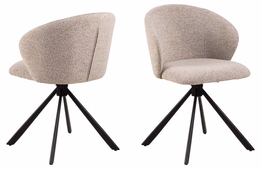 Sedia da pranzo Pippa beige.