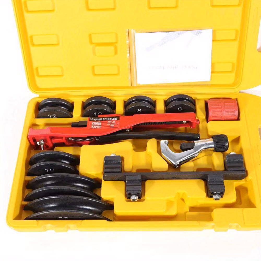 Set manuale per piegare tubi di rame e metallo, adatta per tubi con diametro da 6 a 22 mm