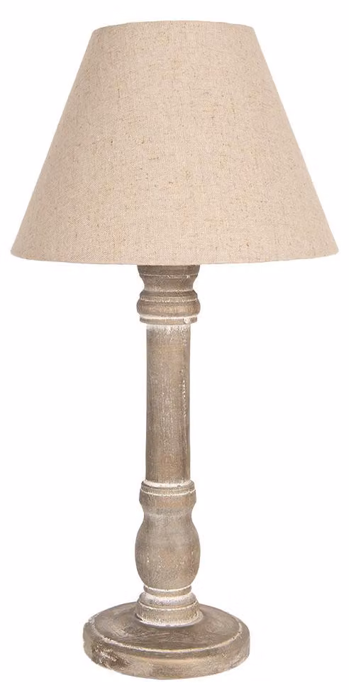 Lampada da tavolo Clayre & Eef Ø 23x45 cm Legno marrone