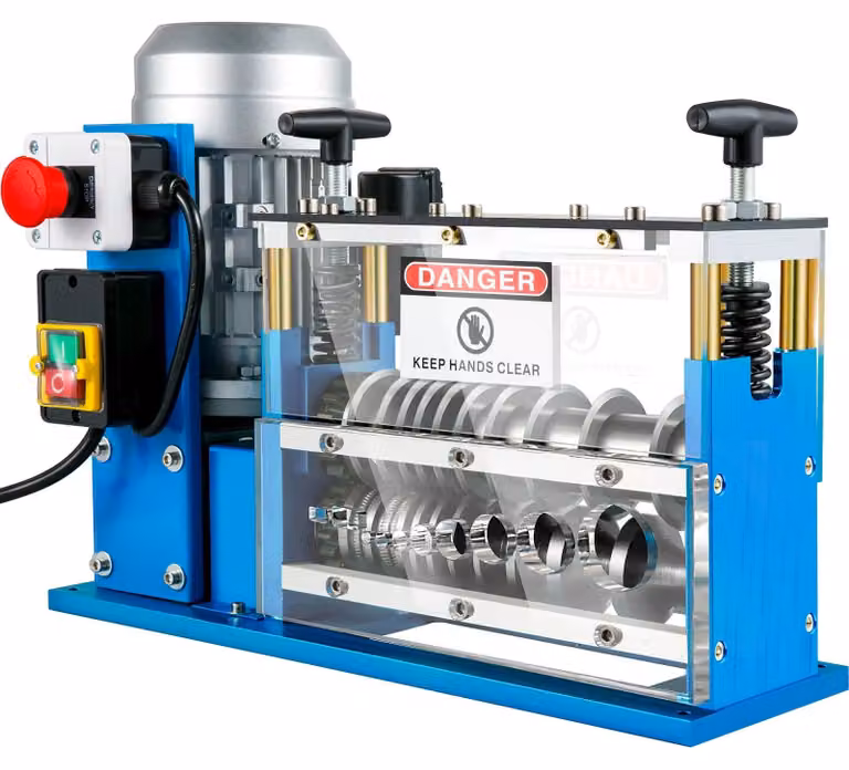 Spogliacavi - Dispositivo per rimuovere l'isolamento dei cavi - Pinza spelacavi - Spelacavi - Pinza per spelare fili - Macchina automatica elettrica per spelare cavi