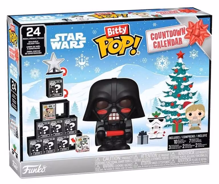 Calendario dell'Avvento Funko Bitty POP! a tema Star Wars, con mini-personcini da collezione