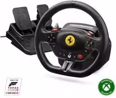 Simulatore di guida Thrustmaster Ferrari 296 GTS con volante e pedaliera nera per PC e Xbox – 1