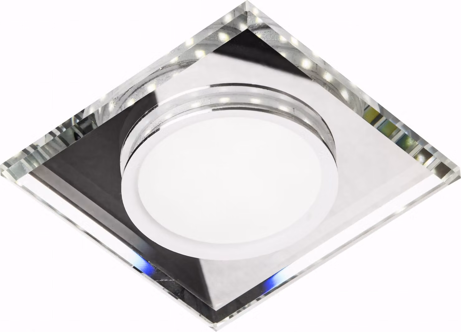 Candellux Apparecchio da soffitto a LED SSP in vetro due circuiti LED