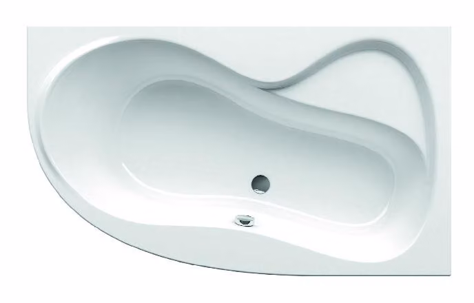 Vasca da bagno angolare RAVAK Rosa 95 150x95 cm autentico bianco neve C561000000