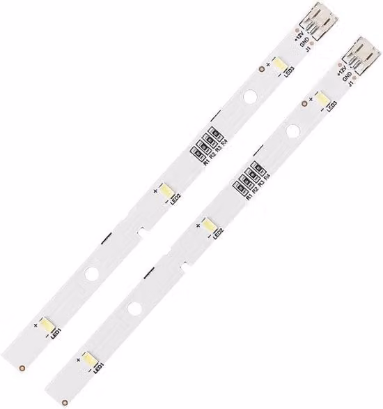 Strisce LED per frigoriferi - Illuminazione di ricambio - 2 W, 12 V CC - Confezione da 2