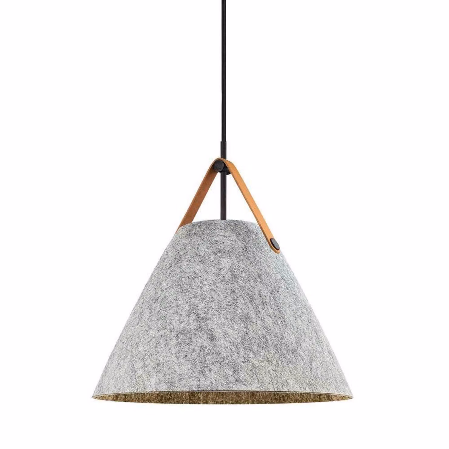 DFTP by Nordlux Lampada a sospensione Strap, dimmerabile, Alluminio / Grigio / Zincato, Soggiorno / Sala da pranzo, Tessuto / Stoffa / Seta, Scandinavo, Lampada a sospensione