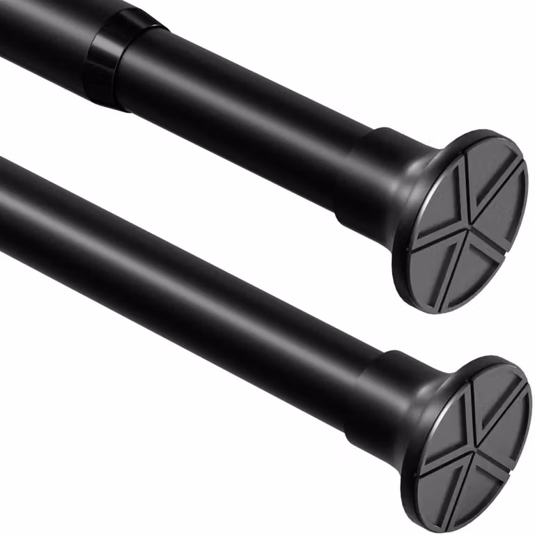 Omgoods - Sbarra regolabile per tende da doccia e per appendere abiti - 85-155 cm