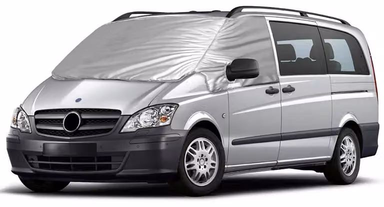 Copertura parabrezza per Mercedes-Benz Viano/Vito W639 dal 2003 al 2014, in tessuto Oxford 600D, con protezione solare, impermeabile e resistente al freddo