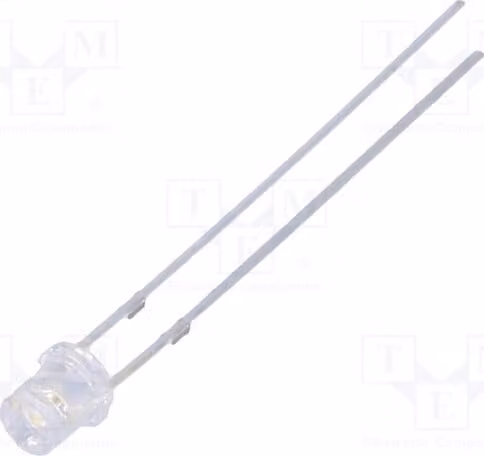 2 LED a 3 mm, colore verde, bipolari, 1560÷2180 mcd, modello OSPPD234E1A. Diodi LED a montaggio superficiale (SMD), 3 mm, angolo di visione di 140°