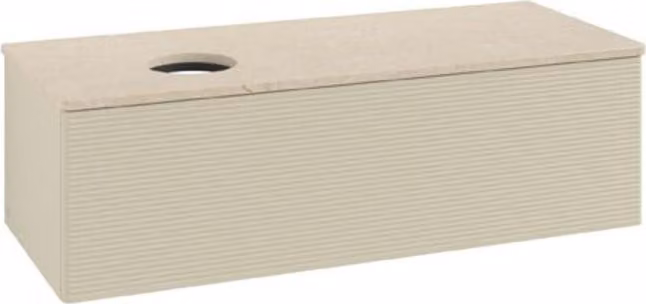 Mobile V&B con struttura frontale Antao 120x36x50cm, WBP botti., si Gr m Lac