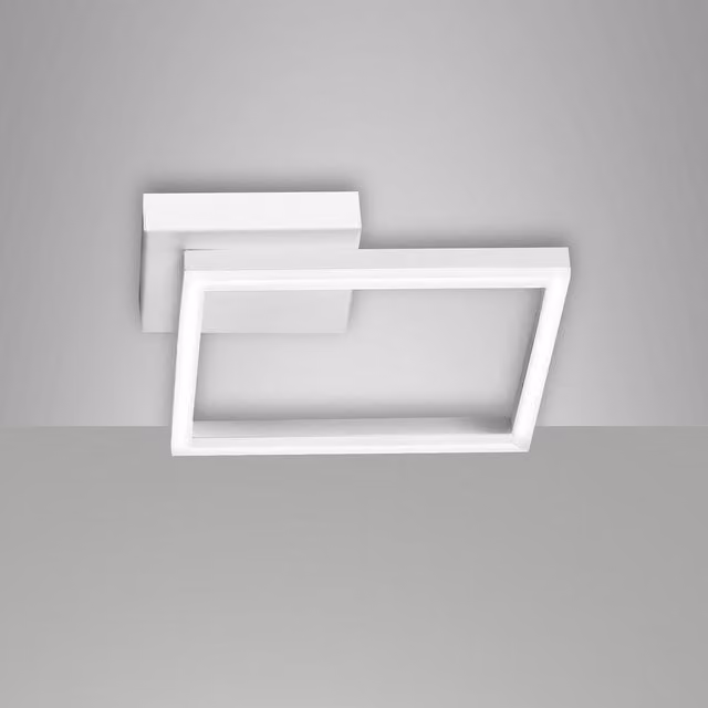 Plafoniera LED moderna Fabas Luce Bard bianca dimmabile – 2