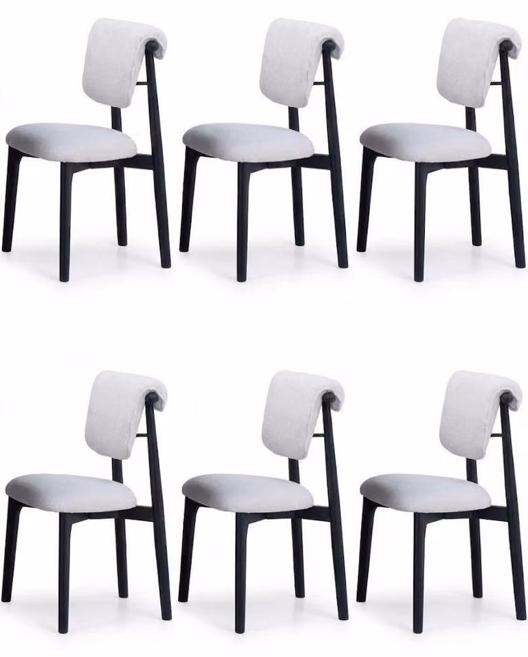 6 moderne sedie da pranzo, dal design elegante e senza tempo