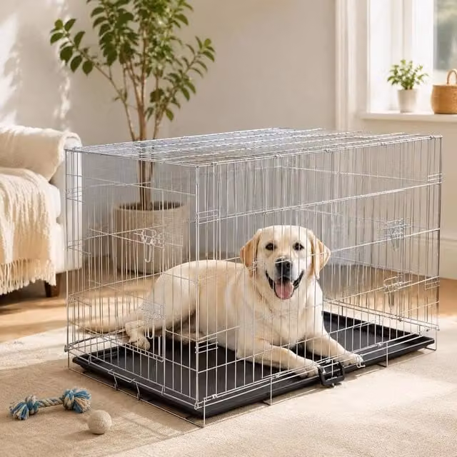 Foldable Metal Dog Crate XXL