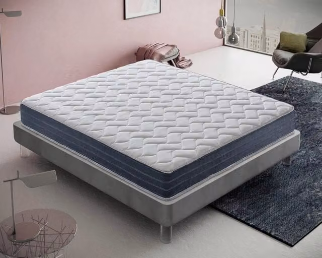 Materasso Matrimoniale MaterassieDoghe in Viscoelastic Foam Bianco L/P/H: 160 x 200 x 21 cm – 1
