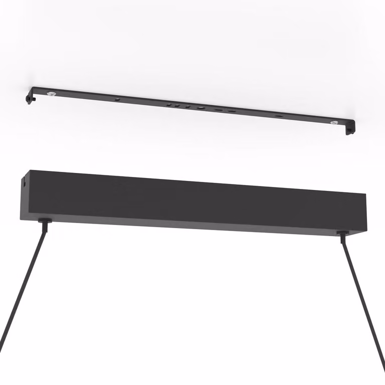 EGLO MONTEBUONO, 2 lampadine, LED, 3000 K, 2600 lm, IP20, nero