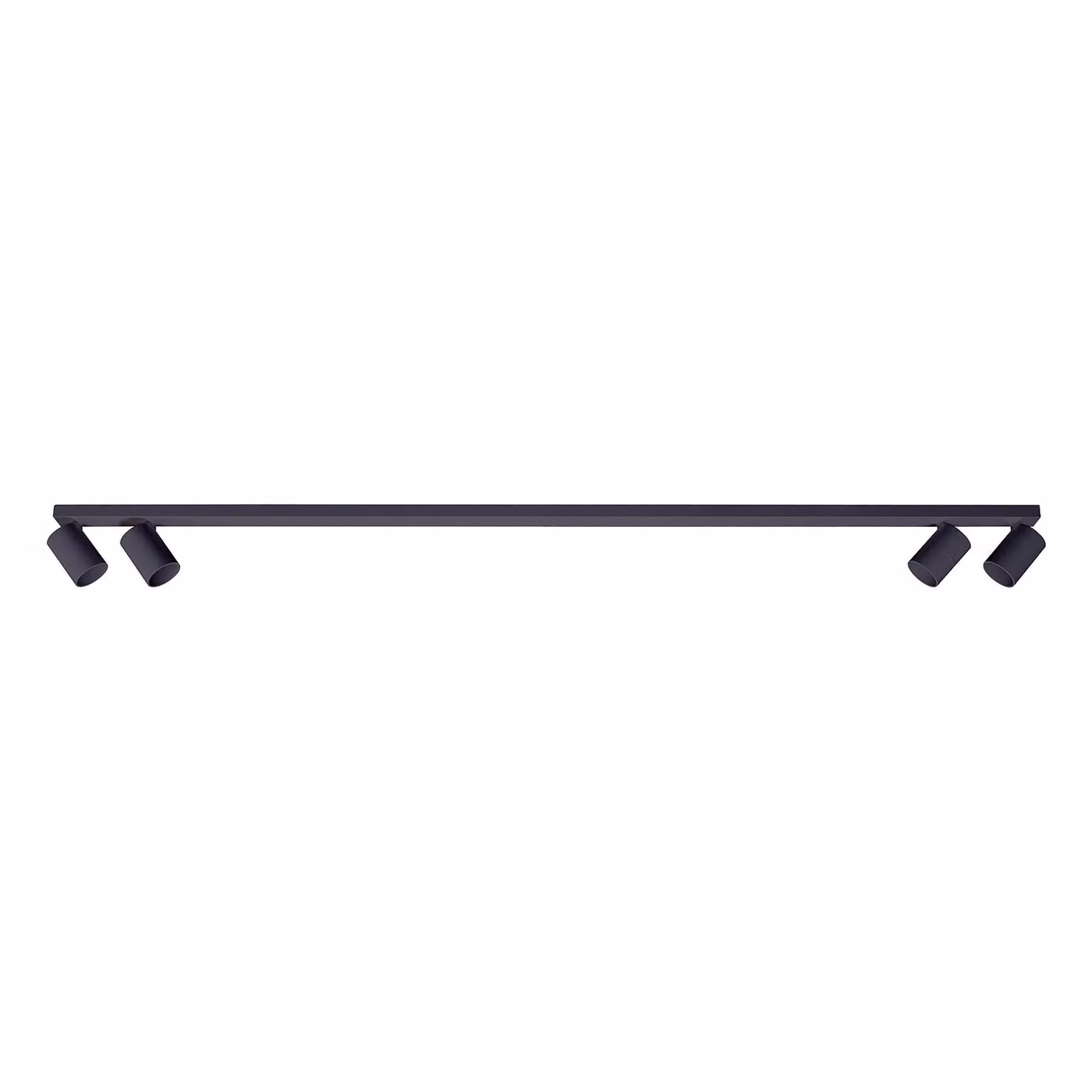 Faretto da incasso a 4 luci MALGA 4 LINE BLACK Barra IP20 4xGU10 220–240 V nero EDO777874 EDO Solutions