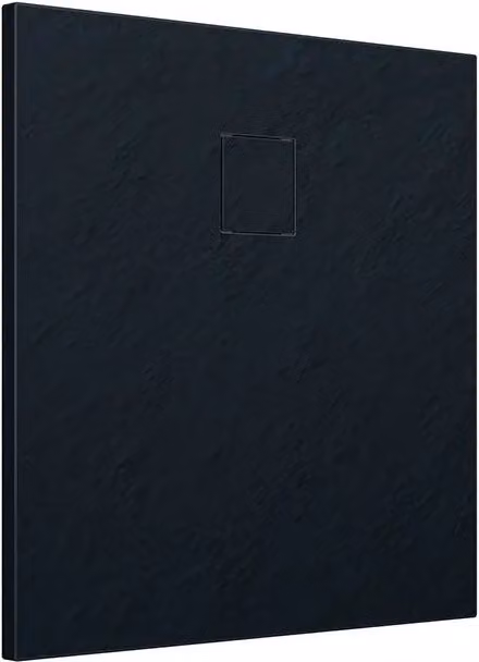 Piatto doccia quadrato Parama colore nero effetto pietra L: 90 cm x P: 90 cm – 1