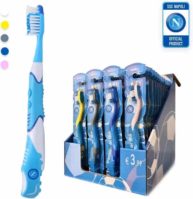 Set di 24 spazzolini da denti per adulti Nemesi Napoli KST-K3NA24 multicolore