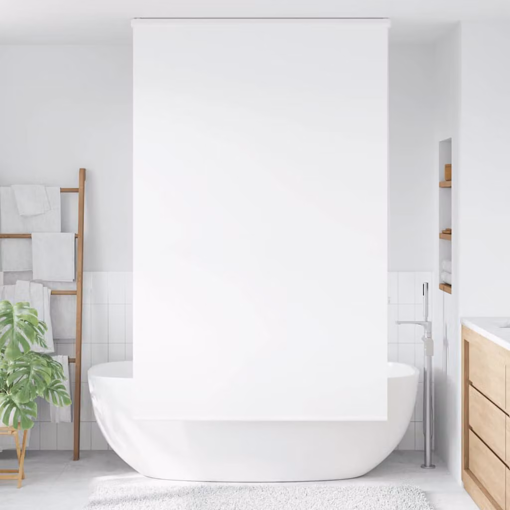 vidaXL Tenda a Rullo per Doccia Cassonetto 140x240cm Larghezza Tessuto