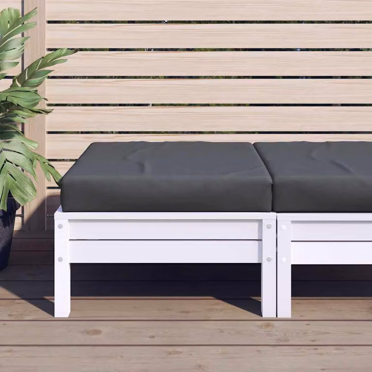 vidaXL Cuscino per Pallet Antracite in Tessuto Idrorepellente e Traspirante L/P/H: 60 x 60 x 6 cm