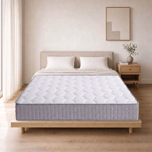 Materasso a molle insacchettate 90x200 cm; 25 cm; 7 zone; H3; bianco