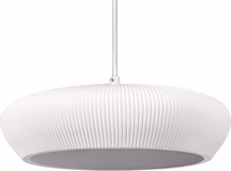 OSRAM Decor Plaster Lampada a sospensione in gesso puro (283 mm) in grigio scuro con alloggiamento in metallo e gesso per un'illuminazione moderna degli interni, con scelta flessibile della sorgente luminosa grazie all'attacco E27.