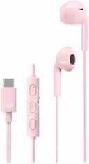 Auricolari in-ear Jvc HA FR17UC P U con microfono e connessione USB C, colore Pink