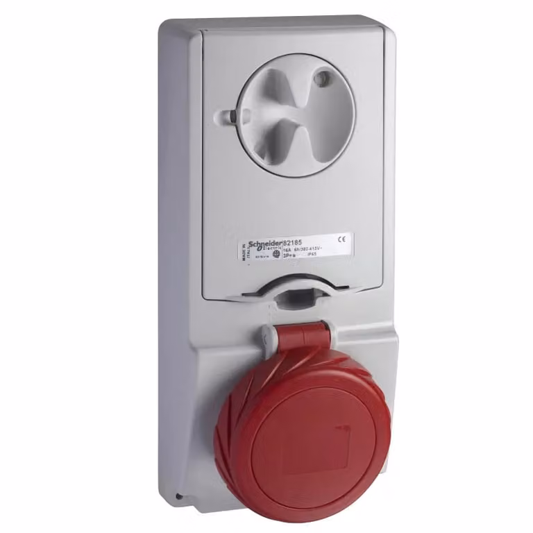 Presa da incasso con blocco di sicurezza Schneider Electric, 16 A, 3p+N+E, 380-415 V CA, IP65 82186