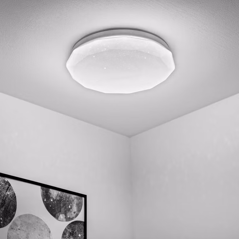 LUMILED LED lampada da soffitto 12W 1080lm plafoniera 4000K bianco neutro Ø26cm bianco tondo piatto moderno per soggiorno camera dei bambini, camera da letto