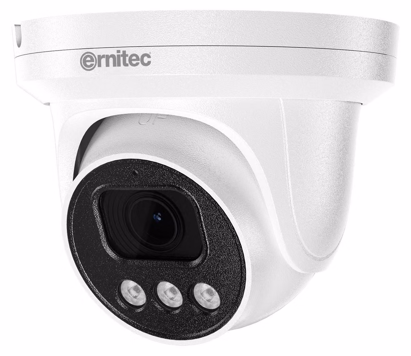 Ernitec 0070-08131, telecamera di sicurezza IP, per interni ed esterni, con cavo, bianca, in metallo, IP66