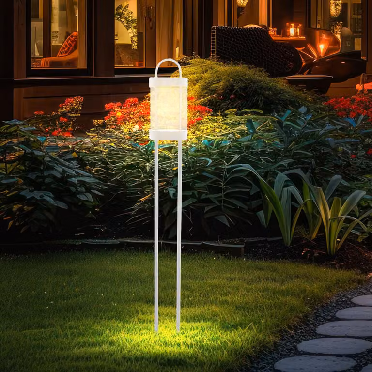 NOWA luce da esterno in metallo bianco, LED