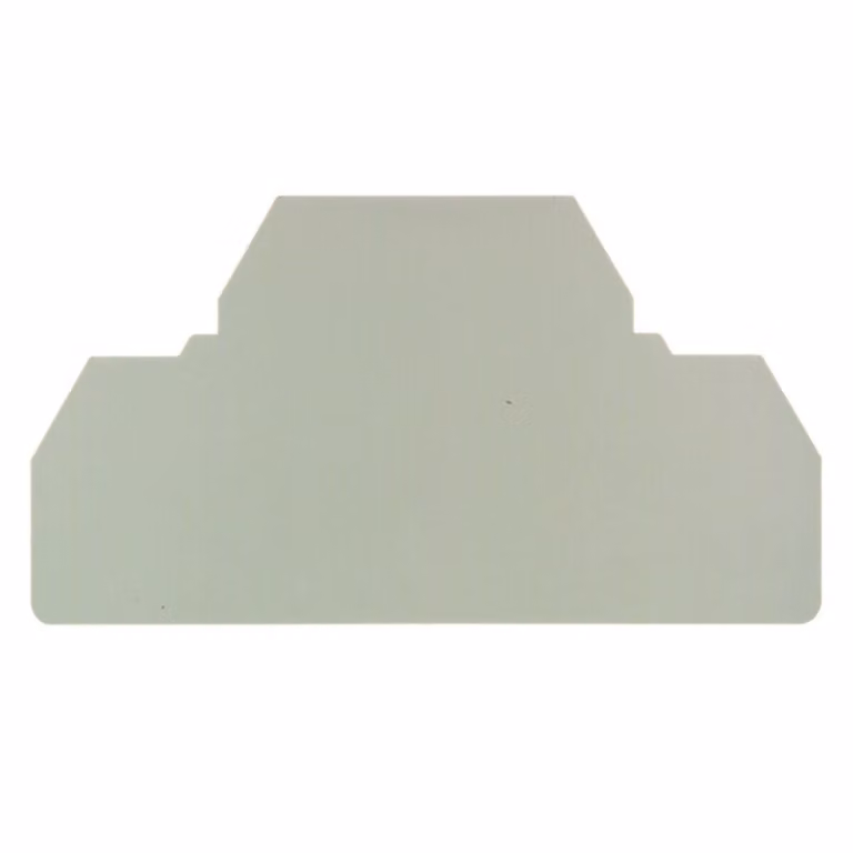 Piastra terminale 79x1,5x43mm - Piastra terminale/divisoria per morsettiera ZAP/TW ZDK2.5