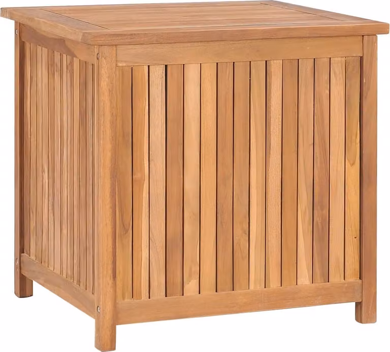 vidaXL Cassetta da giardino 60x50x58 cm in legno massiccio di teak - Cassetta da giardino - Cassetta da giardino - Cassetta portaoggetti - Cassette portaoggetti