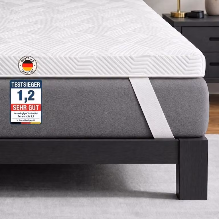 Materassino in gel, dimensioni 180x200 cm, 5 zone, altezza H3/H4, spessore 7 cm