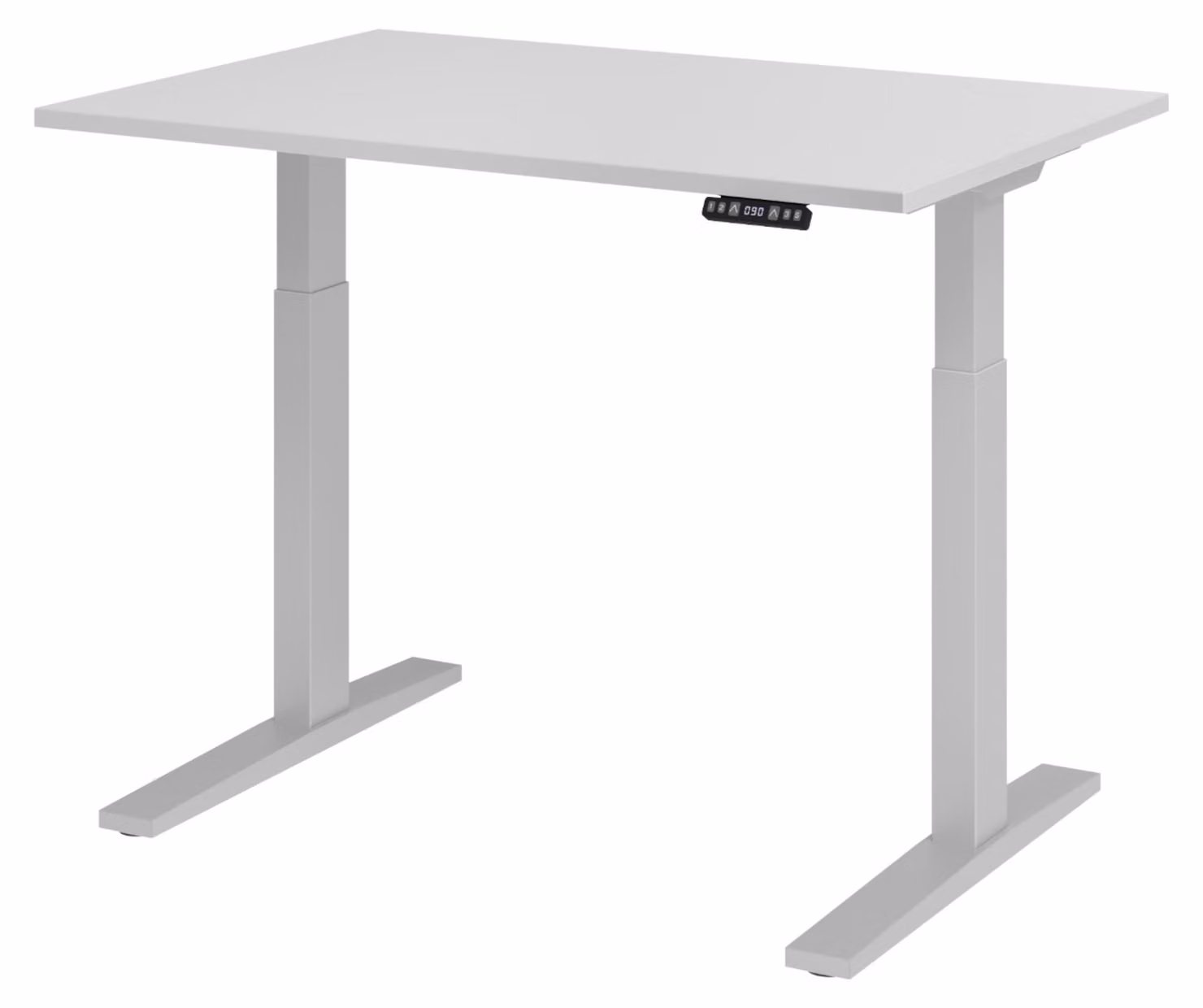 Scrivania elettrica bümö XMKA - Struttura: argento, dimensioni: 120 x 80 cm, decorazione: grigio