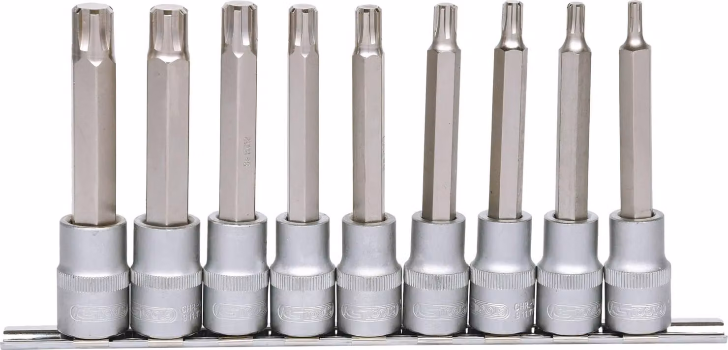 KS TOOLS Set di bussole RIBE da 1/2" 9 pz. M5-M14 - 911.1335