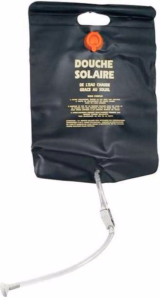 Doccia solare Euromarine, capacità 20 litri, trasparente. Taglia unica