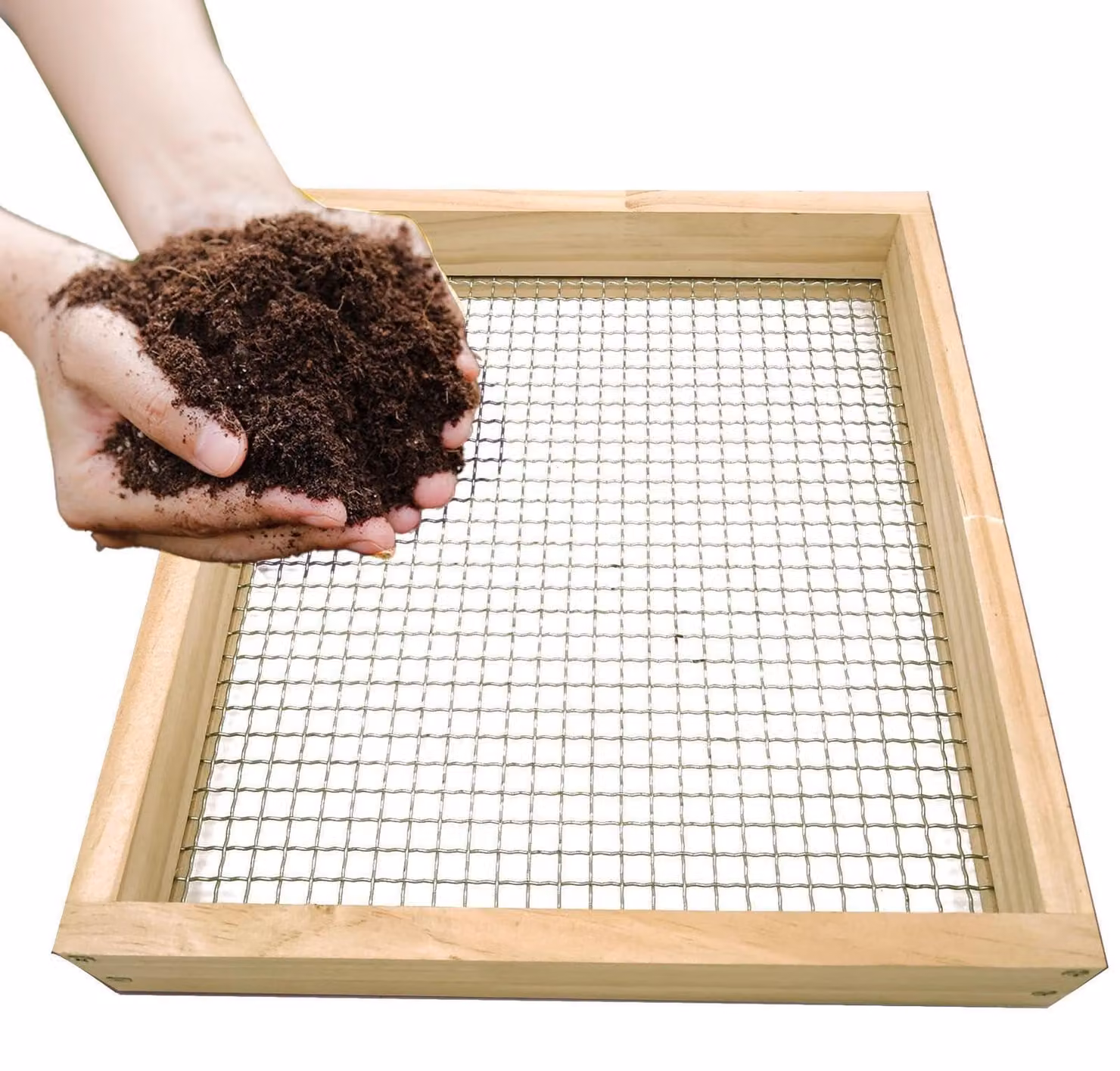 Setaccio riutilizzabile per terreno, ideale per giardinaggio e compostaggio