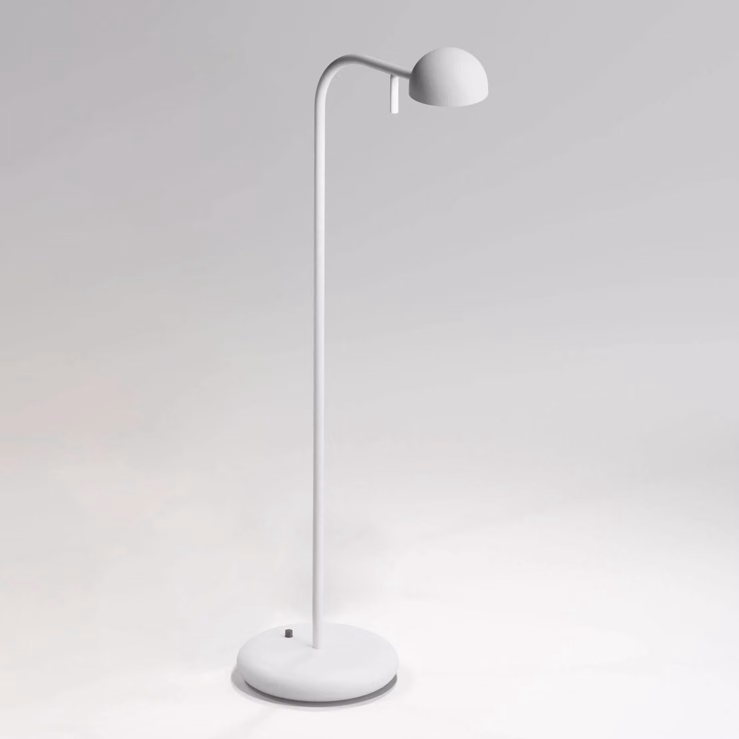 Vibia Lampada da tavolo a LED Pin, Bianco / Opale, Studio / Ufficio, Acciaio Inox, Moderno, Lampada da tavolo LED