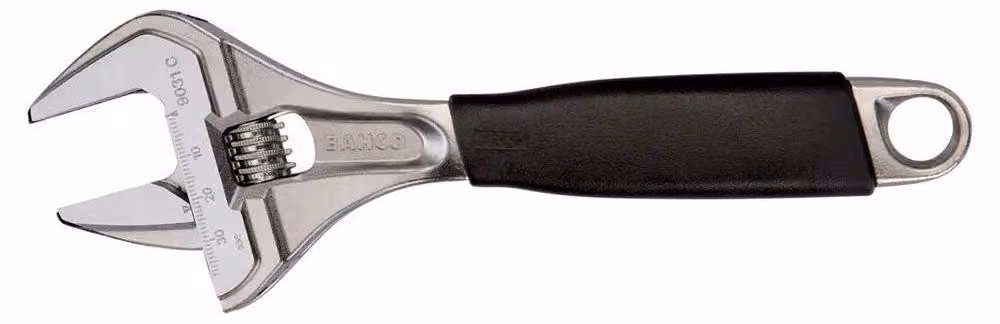 Chiave aperta Bahco 9031C max.38mm l.218mm l.scala di regolazione, impugnatura a sfera