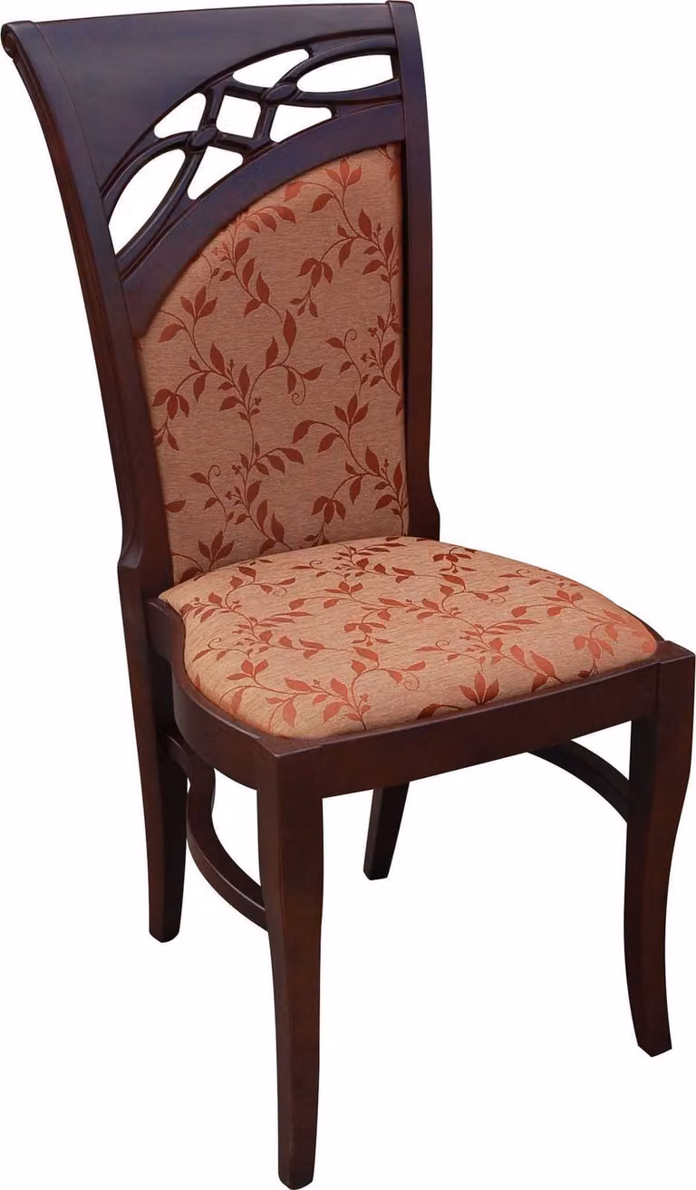 Stuhl Designer Lehnstuhl Polster Stühle Gastro Esszimmer Stoff Möbel