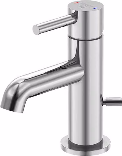 Steinberg Série 100 robinetterie de lavabo, avec garniture d'écoulement, saillie 98mm, 1001055, 1001055
