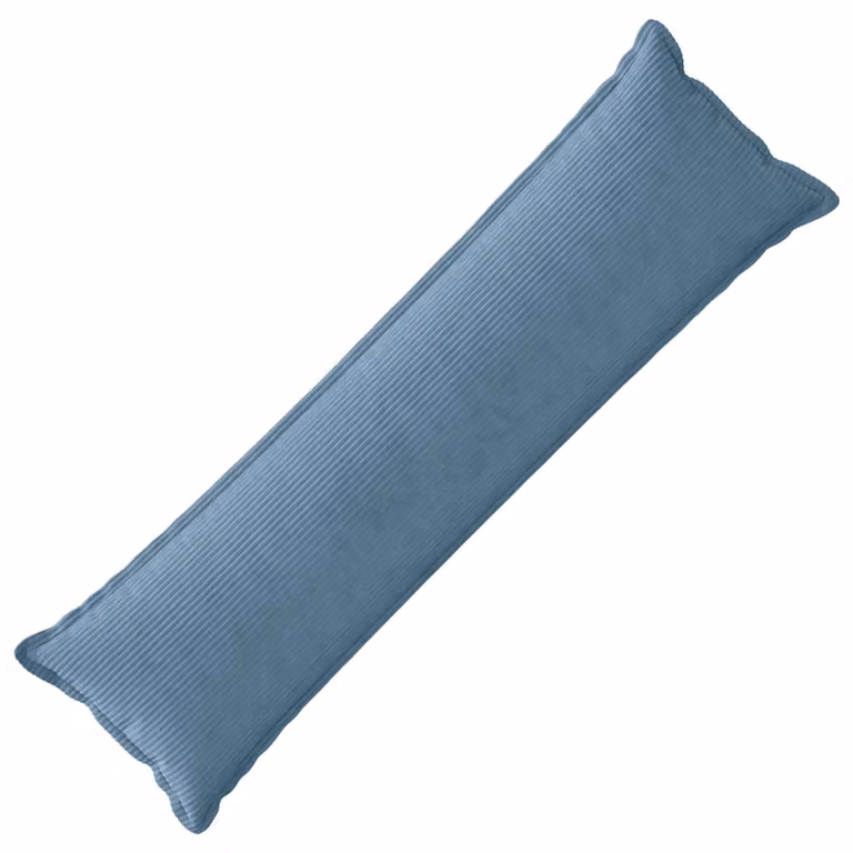 Federa HOUTEN vidaXL in velluto a coste blu, L 145 x L 40 cm