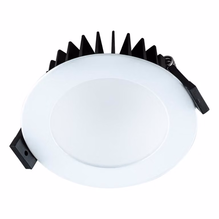 EVN LED da incasso a soffitto, rotondo, bianco, IP44, 24 V CC, 8 W, 2700 K-6500 K, 850 lm, diametro di incasso 85 mm