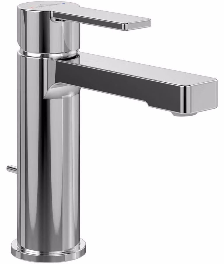Villeroy & Boch Rubinetto per lavabo Architectura 42x164x161 mm con gruppo di scarico a tirante cromato, 1 pz.