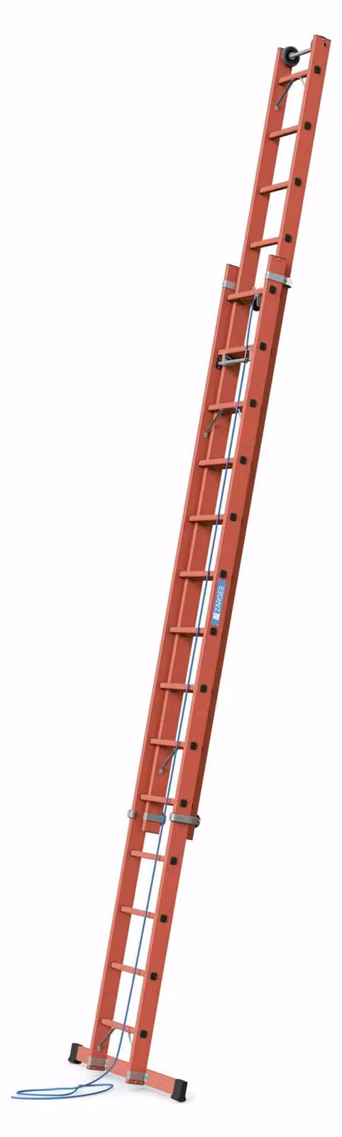 Scala a fune interamente in plastica Zarges Skyline EFA 2E con 2x14 pioli