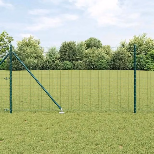 Recinzione Euro con Punti 25 x 1,2 m Acciaio rivestito in PVC 3350580