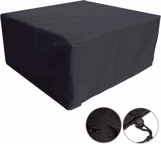 Copertura impermeabile per mobili da giardino - Copertura per sedie da terrazzo - Copertura protettiva per mobili da esterno - Copertura impermeabile per mobili - Realizzata in tessuto Oxford - 110x110x85 cm - Resistente al vento e ai raggi UV - Adatta pe