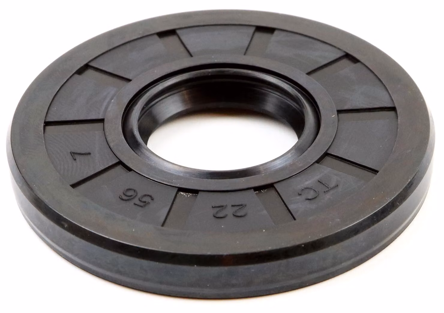 Guarnizione radiale per albero, dimensioni 22x56x7 mm, materiale NBR, conformità DIN 3760